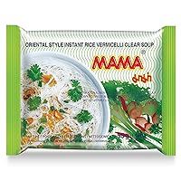MAMA Noodles Vermicelli Clear Soup Instant Rice Noodles w/Delicious Thai Flavors, Hot & Spicy Noodles, No Trans Fat w/Fewer Calories Than Deep Fried Noodles 30 Pack