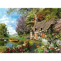 Ravensburger Country Cottage 1500 Piece Jigsaw Puzzle for Adults - 12000700 - Handcrafted Tooling, Made in Germany, Every Piece Fits Together Perfectly