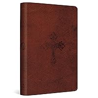 ESV Compact Bible (TruTone, Walnut, Weathered Cross Design) ESV Compact Bible (TruTone, Walnut, Weathered Cross Design) Imitation Leather