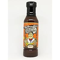 Torchbearer Sauces Pineapple Papaya BBQ, 12 Fl Oz - Heat level: 2 Mild - All Natural, Vegan, Extract-Free, Made in USA