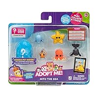 Pets Multipack Into The Sea - Hidden Pet - Top Online Game - Exclusive Virtual Item Code Included - Fun Collectible Toys for Kids Featuring Your Favorite Pets, Ages 6+