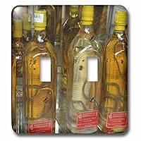 3dRose Image of Vietnam. Snake Wine for Sale in a Saigon Store, Ho Chi Minh City - Double Light Switch Cover (lsp_226094_2)