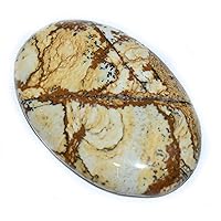 Picture Jasper Cabochon 2 piece Natural Healing Crystal Gemstone for Healing Jewelry & Crafts
