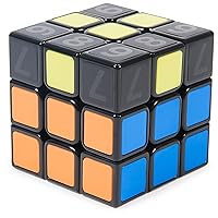 Rubik’s Coach Cube, Learn to Solve 3x3 Cube with Stickers, Guide, & Videos, Stress Relief Fidget Toy, Easter Basket Stuffers, Adult Toy Fidget Cube for Ages 8+