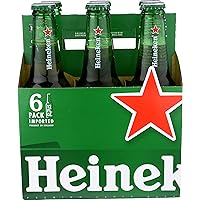 Heineken, 6 pk, 12 oz bottles, 5% ABV