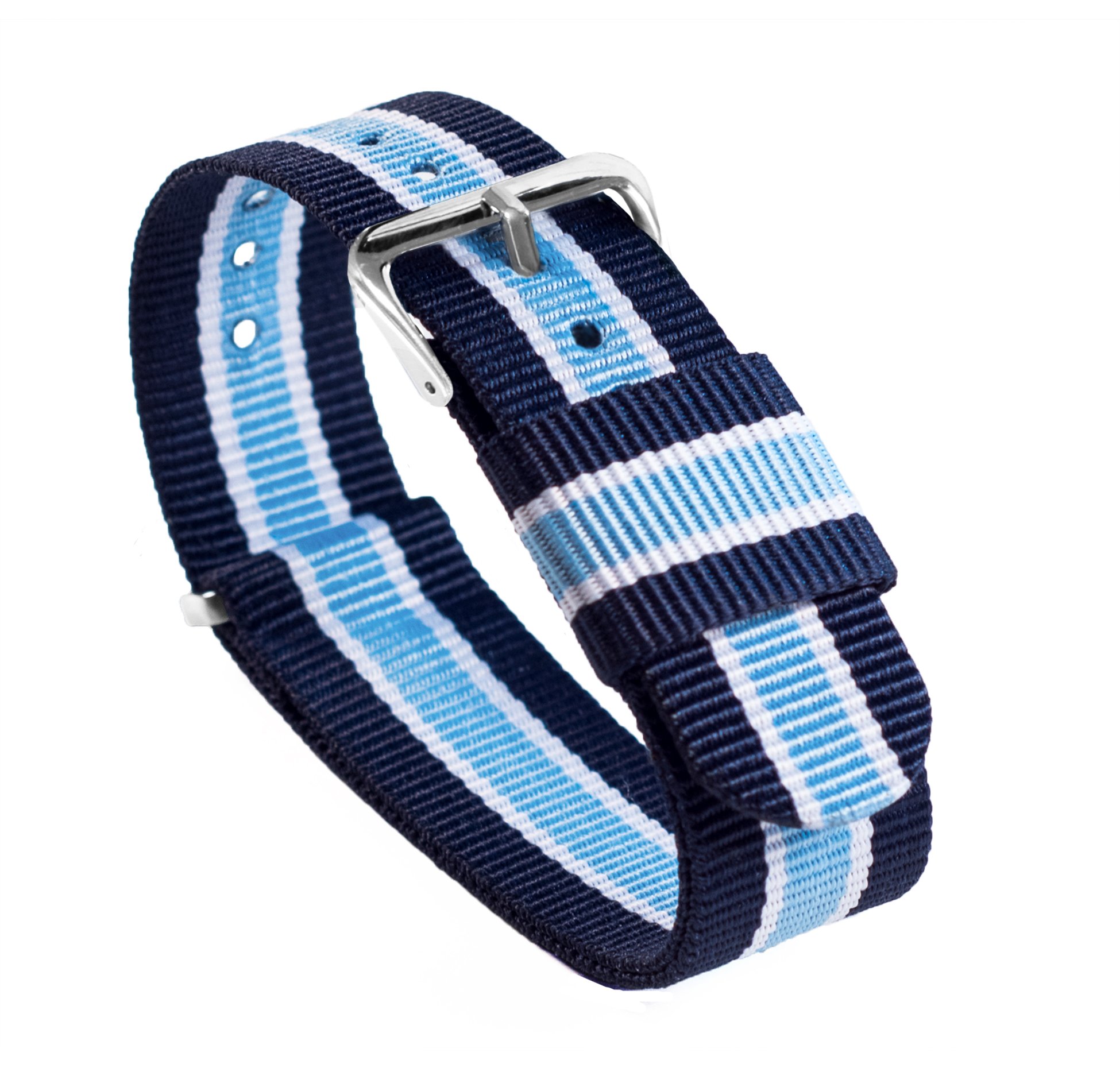 BARTON Watch Bands - Ballistic Nylon NATO® Style Straps - Choice of Color, Length & Width (18mm, 20mm, 22mm or 24mm)