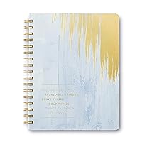 Compendium Spiral Notebook - You are here to do incredible things… — A Designer Spiral Notebook with 192 Lined Pages, College Ruled, 7.5”W x 9.25”H