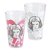 Paladone Stranger Things Eleven Drinking Glass | Color Change Cup Horror Movie Merchandise, Red, 1 Count (Pack of 1)