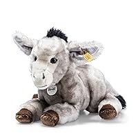 Steiff Issy Donkey, Angel Falls Grey, Premium Stuffed Animal Plush, Medium