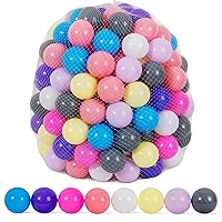 200/400 Pack Pit Balls for Toddlers Durable & Safe Ball Pit Balls Easy Clean Kids & Baby Ball Pit Plastic Balls for Ball Pit