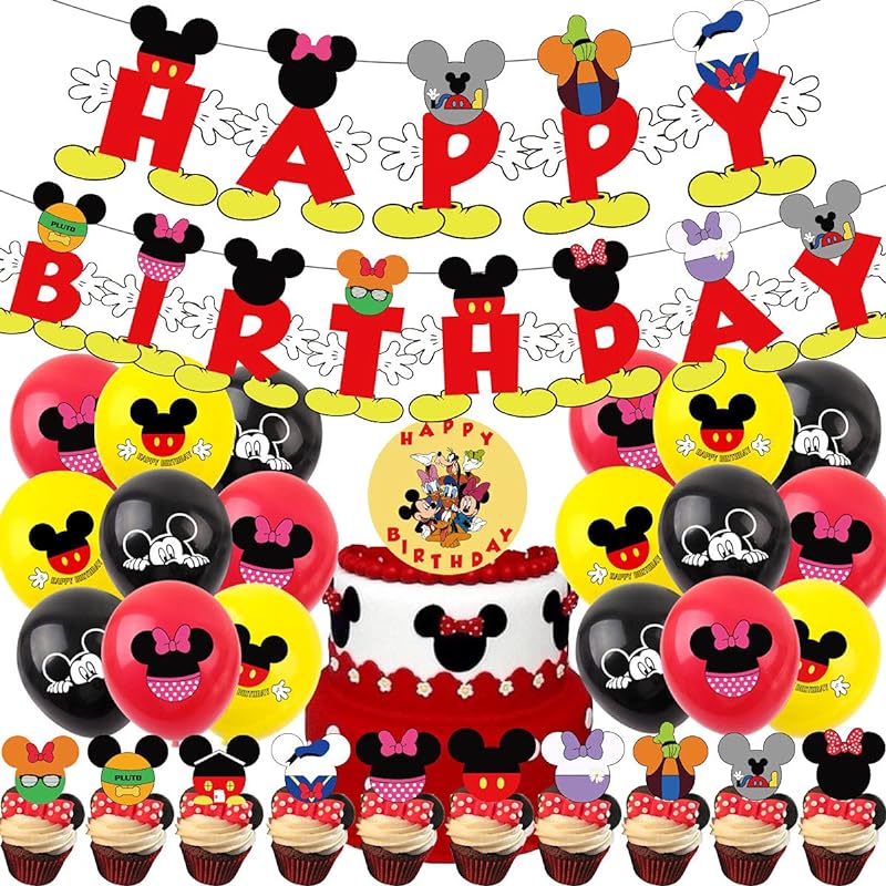 Mua Mickey Birthday Decoration, Party Set, Disney Minnie ...