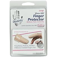 PediFix Dexterity Fabric-covered Finger Protector with Visco-gel Large