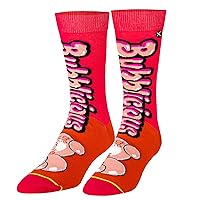 Odd Sox, Bubblicious Chewing Gum, Fun Themed Dress Socks for Men, Novelty, Gift