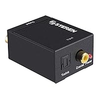 STEREN Digital Optical Coax to Analog RCA Audio Converter Adapter