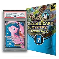 Zoo Packs Mystery Treasures Graded Card Pack Beginner Edition | 1 Graded Card + 1 Booster Pack | Compatible with Pokemon Cards