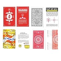 OUT OF BOX 4 Set Magic Spy Playing Card Decks Secret Trick Password for Every Card Best for Flash Game, Teen Patti, Rummy, Paplu, Magic Shows_WRMAXBMCOWDRR