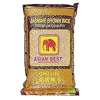 Asian Best Brown Rice, 5 Pound (Pack of 6)