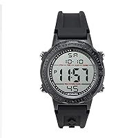 Columbia Timing Peak Patrol Digital Collection Men's Watch Digital Dial with Black Silicone Strap