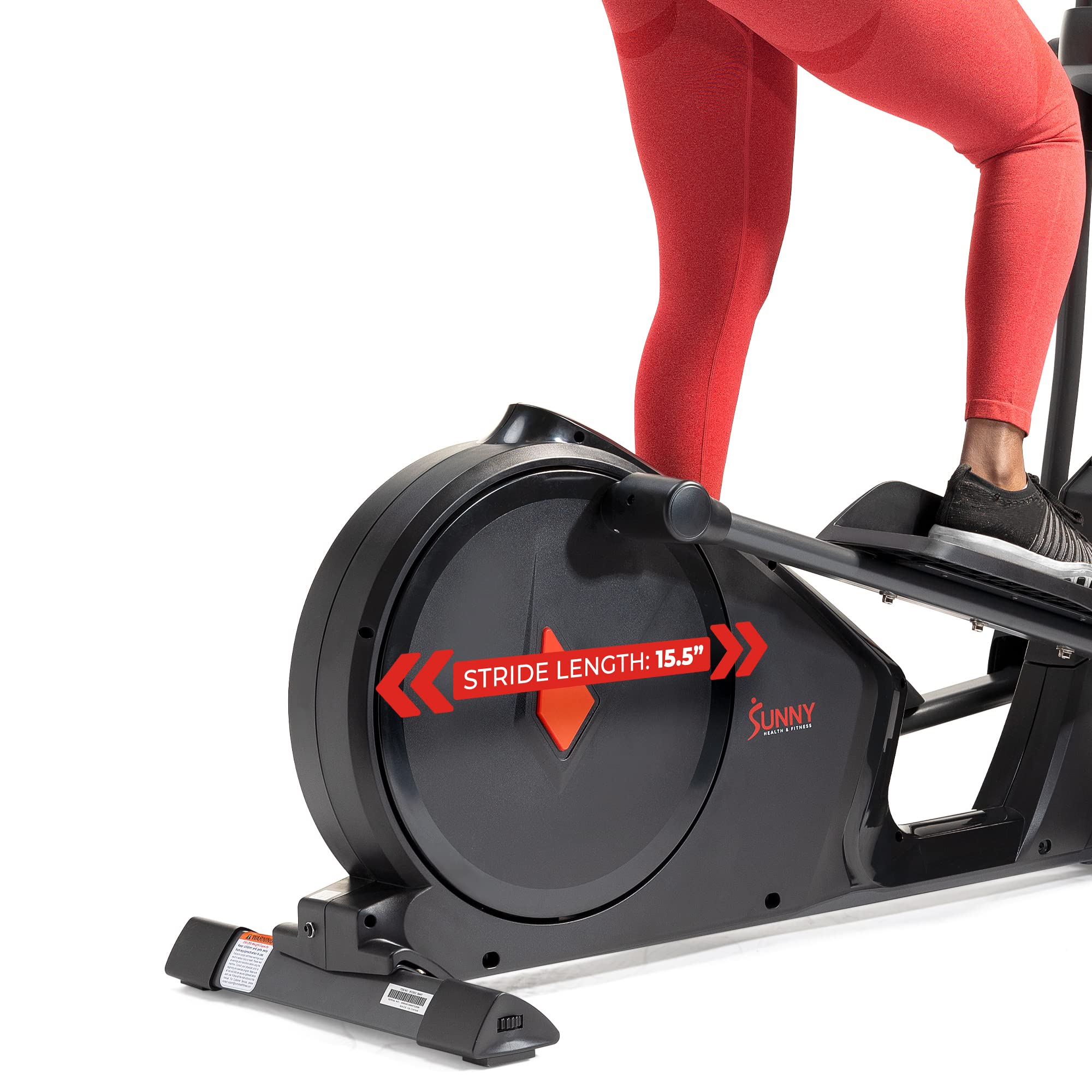 Sunny Health & Fitness Elliptical Exercise Machine Trainer with Optional Exclusive SunnyFit™ App and Enhanced Bluetooth Connectivity