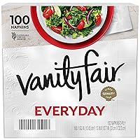 Everyday Paper Napkins, 100 Count, Disposable Napkins Made Soft And Smooth For Everyday Meals