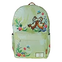 Classic Disney Chip'N'Dale Backpack with Laptop Compartment for School, Travel, and Work, Multicolor, Large