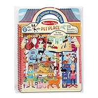 Pet Shop Puffy Sticker Set With 115 Reusable Stickers - FSC Certified