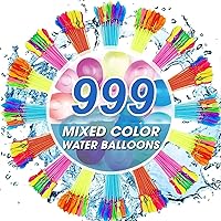 Summer Quick Fill Water Balloons Suitable for Adults and Children's Summer Cooling Total of 999 Balloons