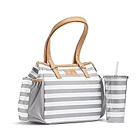Lunch Bag For Women, Insulated Womens Lunch Bag For Work, Leakproof & Stain-Resistant Large Lunch Box For Women With a Matching Tumbler, Zipper Closure Copley Bag