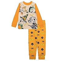 Nickelodeon Boys' Little 2-Piece Snug-fit Cotton Pajama Set