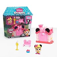 Disney Doorables Mini Playset Minnie Mouse’s Garden Cottage, Officially Licensed Kids Toys for Ages 5 Up by Just Play