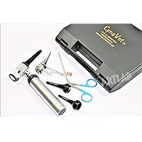 Artlab -Veterinary Operating Otoscope with Reusable Ear Speculas-Alligator Forceps and 2 Replacement Bulbs - Perfect for Home and Professional Use (Carrying Hard Case)