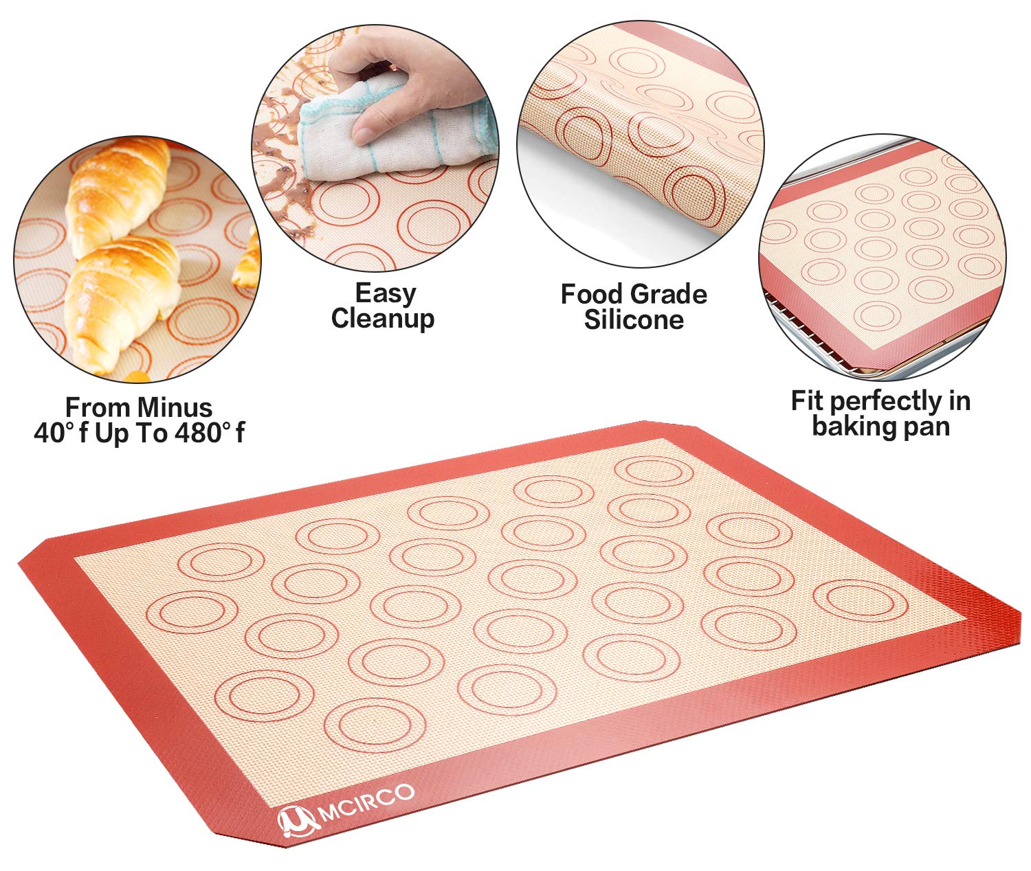 Stainless Steel Baking Sheet Tray Cooling Rack with Silicone Baking Mat Set, Cookie Pan with Cooling Rack, Set of 9 (3 Sheets + 3 Racks + 3 Mats), Non Toxic, Heavy Duty & Easy Clean