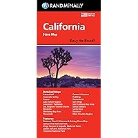 Rand McNally Easy to Read: California State Map