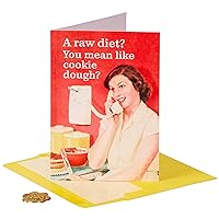 Happy Birthday Card, A Raw Diet Vintage (NB-0091)