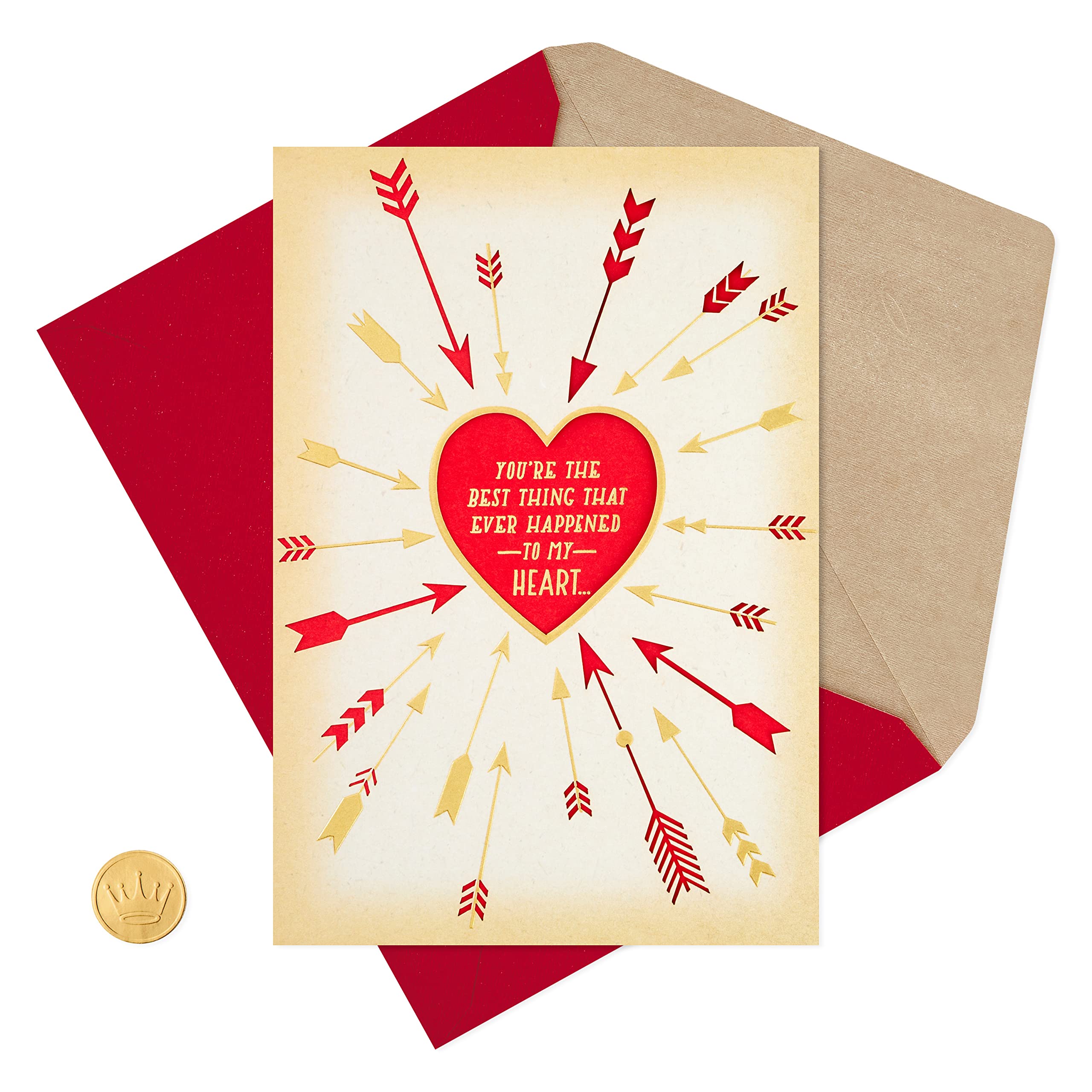 Hallmark Valentine's Day Card for Significant Other (Arrows Around Heart)