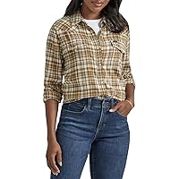 Lee Women's Legendary Slim Fit Western Snap Shirt