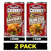 (Bundle of 4) Campbell’s Chunky Soup, 18.8 oz Cans