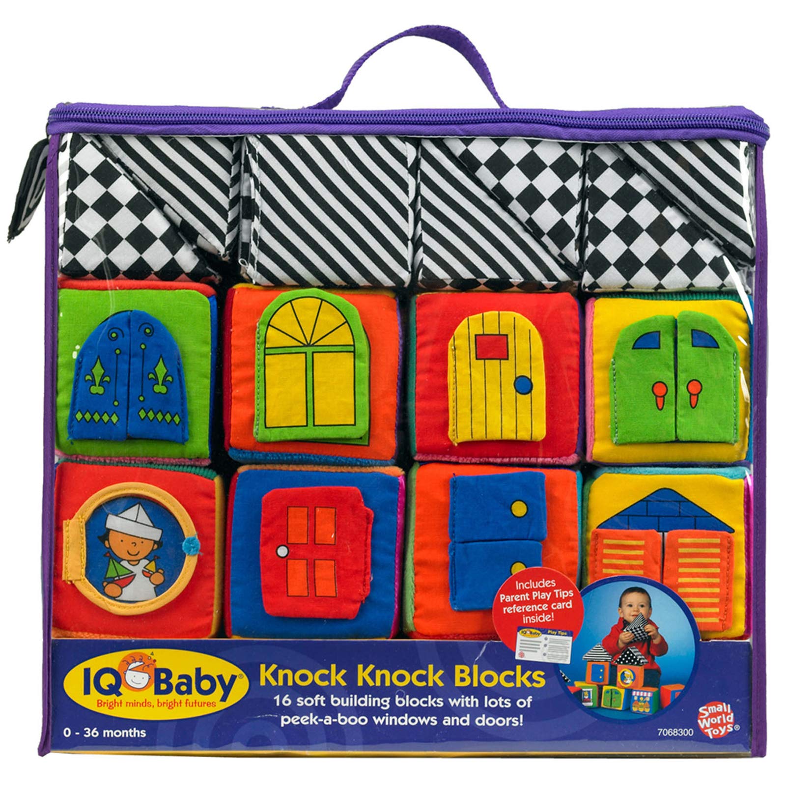 IQ Baby - SWT7068300 Small World Toys - Knock-Knock Blocks