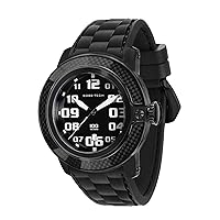 Men's GR33004 SoBe Black Dial Black Silicon Watch