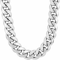 LIFETIME JEWELRY 11mm Cuban Link Miami Curb Chain Necklace for Men Women Diamond Cut 24k Real Gold Plated