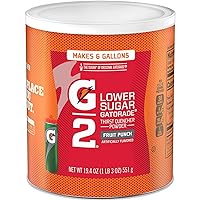 Gatorade Perform G2 02 Perform Thirst Quencher Instant Powder Fruit Punch Drink 19.4 Oz. (1 Each)