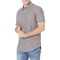 Men's Short-Sleeve Chambray Shirt