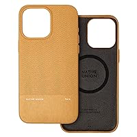 Native Union (RE Classic Case – MagSafe Compatible with Built-in Magnets – Recycled & Plant-Based Materials – Ultra-Durable with 6ft / 1.8m Drop Protection for iPhone 15 Pro Max (Kraft)
