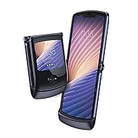 razr 5G dual SIM Smartphone (6.2 Inch HD pOLED Display/External 2.7 Inch gOLED display, 48 MP Quad-pixel Camera, 256 GB/8 GB, Android 10) Polished Graphite