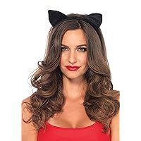 Velvet Black Cat Ears