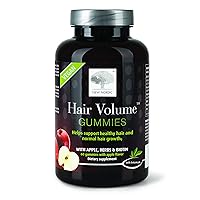 NEW NORDIC Hair Volume Gummies | 2500 mcg Biotin Daily Intake | Hair Vitamins to Support Hair Skin & Nails | Vegan Hair Supplement for Men and Women | 60 Count (Pack of 1)