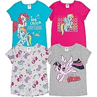 My Little Pony [SizeRangeDescription1 4 Pack Graphic T-Shirts Multicolor [SizeDescription1]