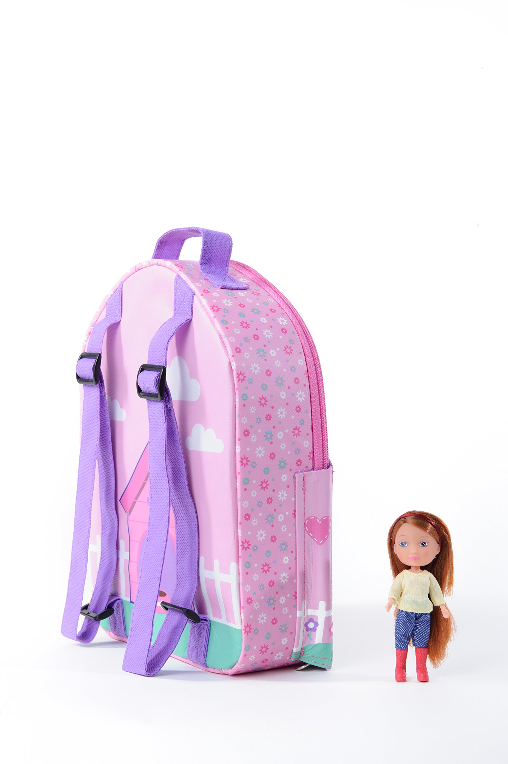 Neat-Oh!: Everyday Princess Dollhouse Backpack, Versatile Backpack Zips Open to Reveal a Vibrantly-Decorated, Two-Story Castle Theme Dollhouse, Inspires Imaginations, For Ages 3 and up