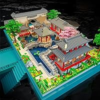 Micro Building Blocks The Classical Gardens of Suzhou Architecture Set Mini/Micro Building Blocks Bricks Model KIt Gift for Age 14+ Kids Teens and Adults