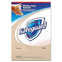 Safeguard 08833 Antibacterial Bath Soap Beige 4oz Bar 48/Carton